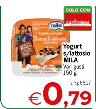 Yogurt s/lattosio MILA