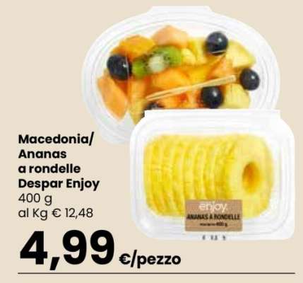 Macedonia/Ananas a rondelle Despar Enjoy