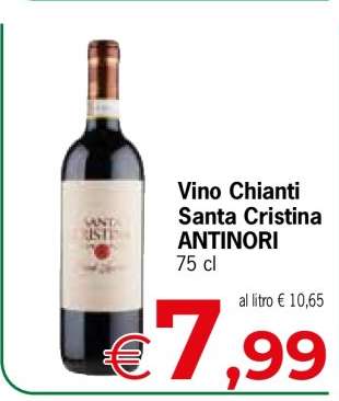 Vino Chianti Santa Cristina ANTINORI
