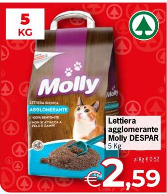 Lettiera agglomerante Molly DESPAR