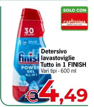 Detersivo lavastoviglie Tutto in 1 FINISH