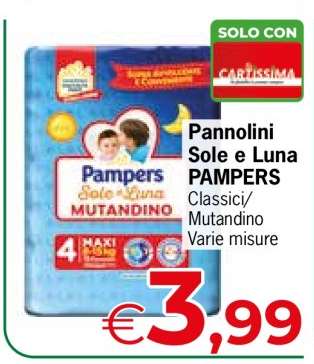 Pannolini Sole e Luna PAMPERS