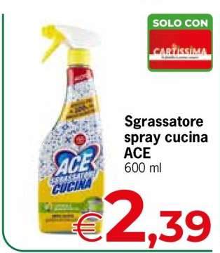 Sgrassatore spray cucina ACE