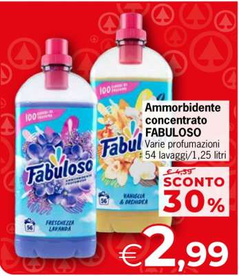 Ammorbidente Concentrato Fabuloso