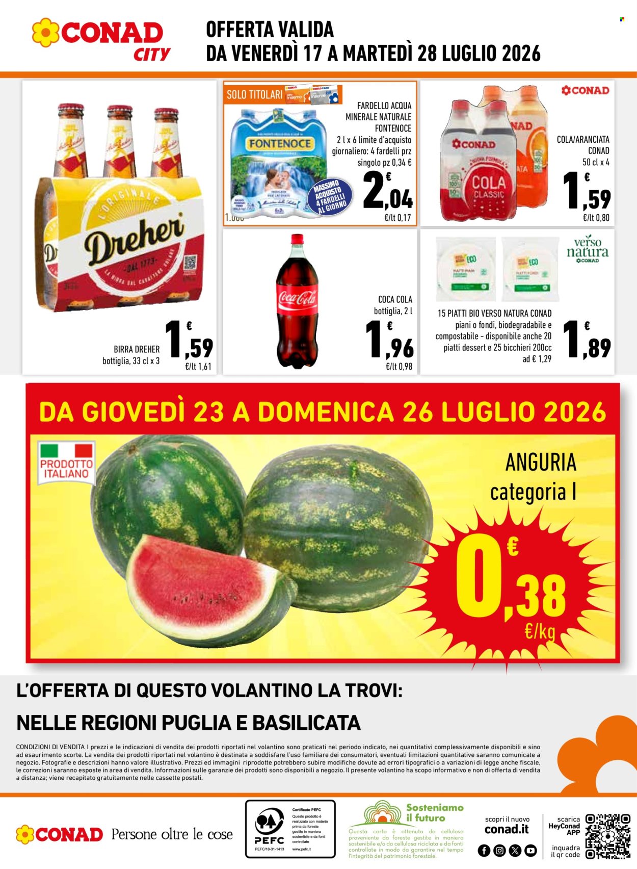 Volantino Conad - 17/7/2026 - 28/7/2026. Pagina 8