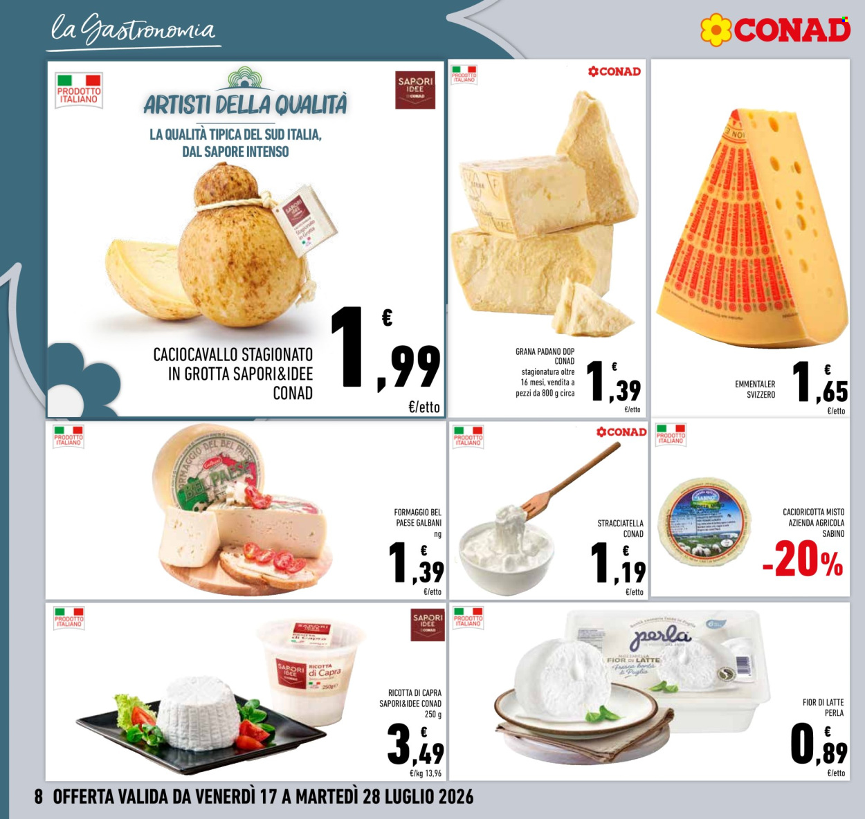 Volantino Conad - 17/7/2026 - 28/7/2026. Pagina 8