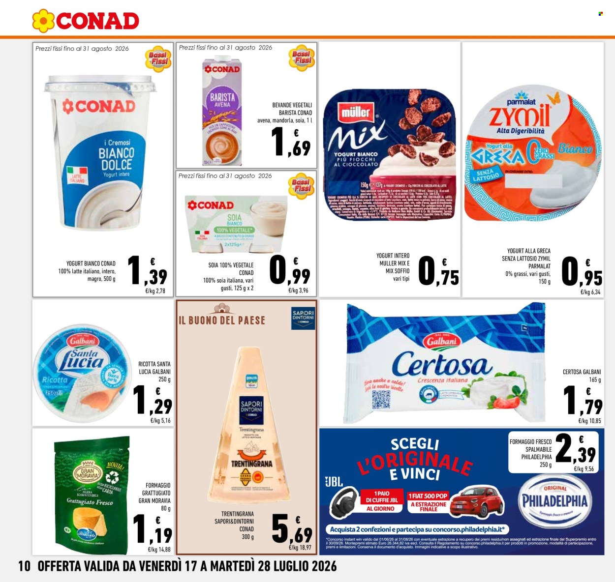 Volantino Conad - 17/7/2026 - 28/7/2026. Pagina 10