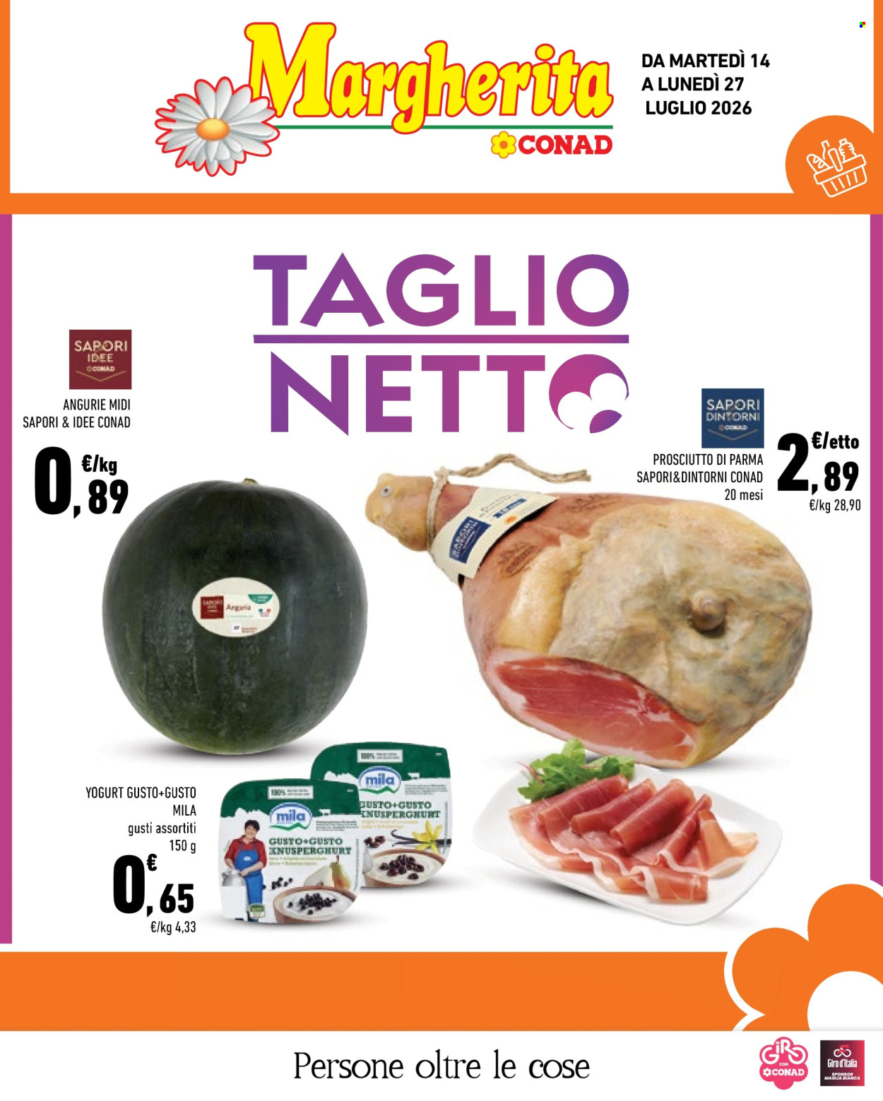 Volantino Conad - 14/7/2026 - 27/7/2026. Pagina 1