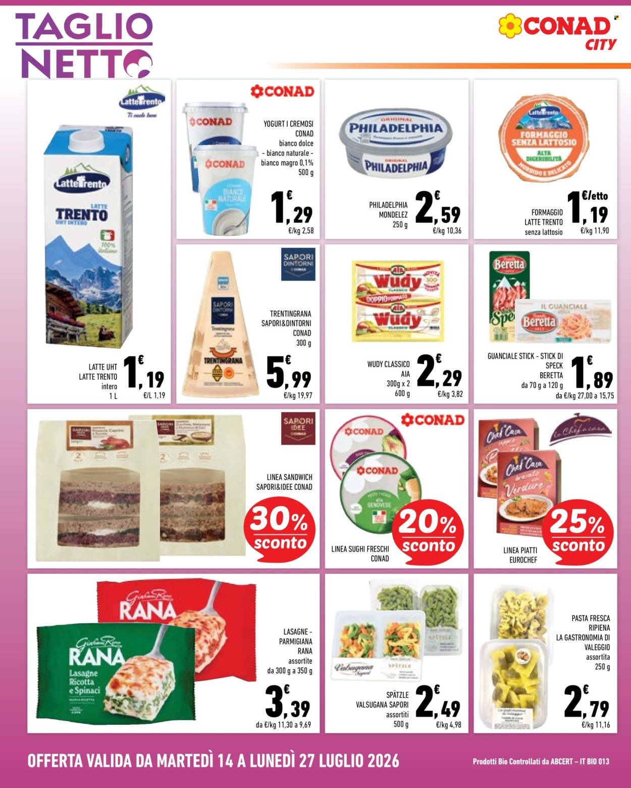 Volantino Conad - 14/7/2026 - 27/7/2026. Pagina 8