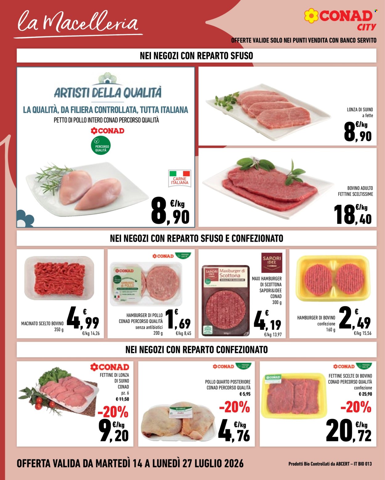Volantino Conad - 14/7/2026 - 27/7/2026. Pagina 4