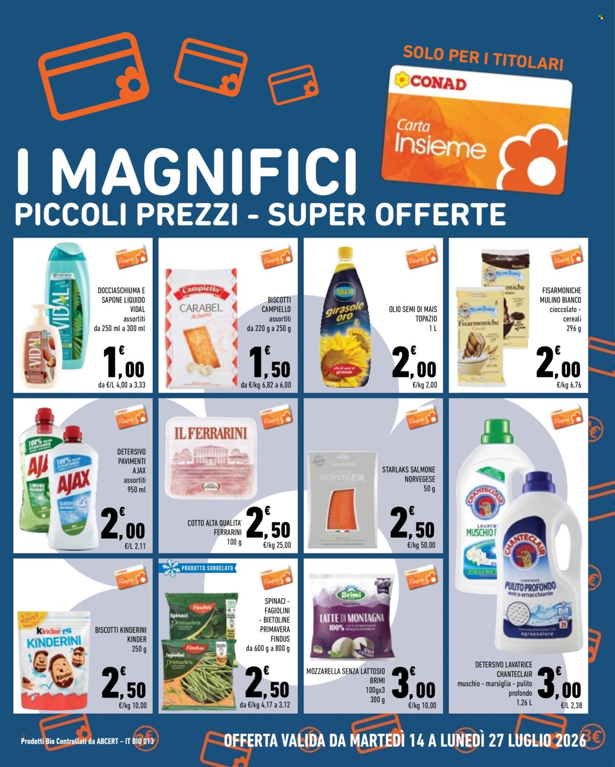 Volantino Conad - 14/7/2026 - 27/7/2026. Pagina 7