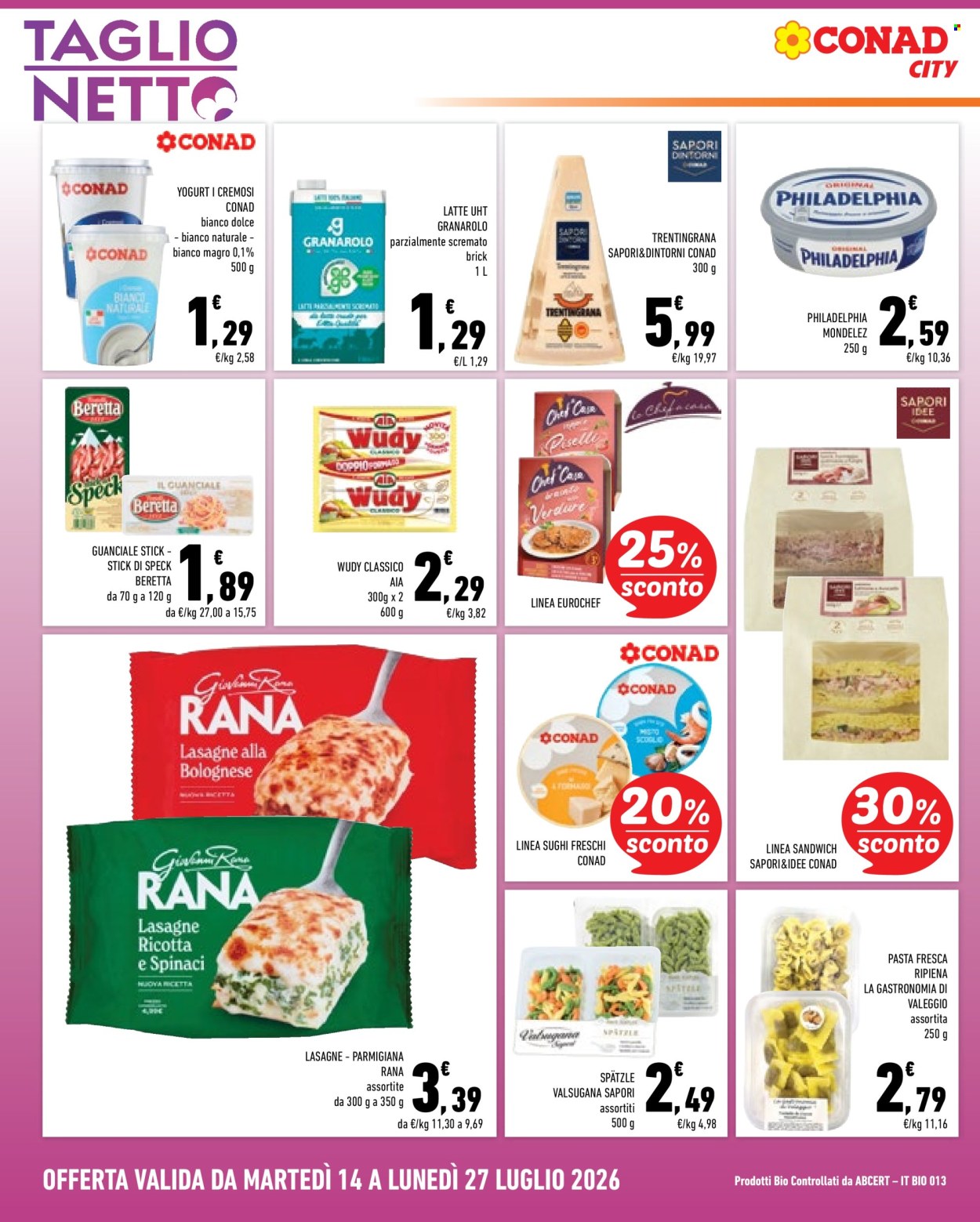 Volantino Conad - 14/7/2026 - 27/7/2026. Pagina 8