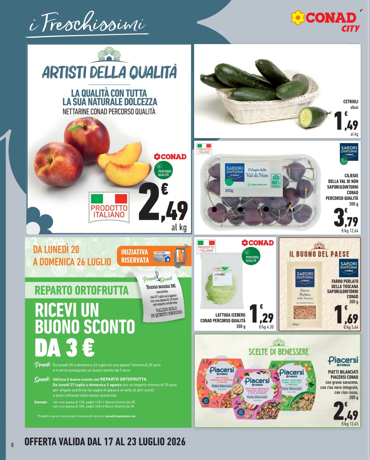 Volantino Conad - 17/7/2026 - 23/7/2026. Pagina 8