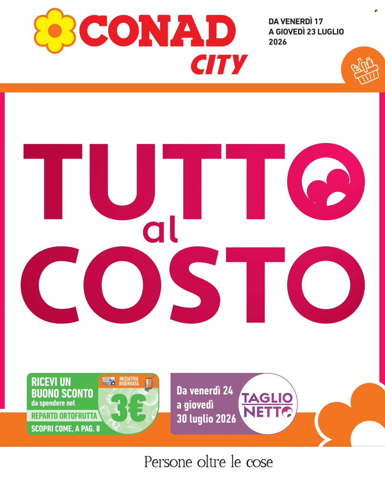 Volantino Conad - 17/7/2026 - 23/7/2026. Pagina 1