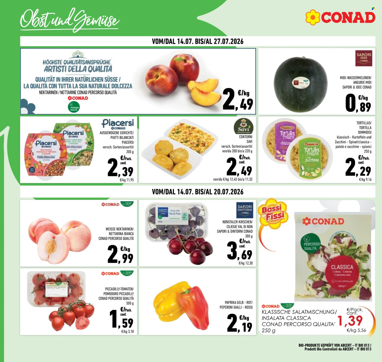 Volantino Conad - 14/7/2026 - 27/7/2026. Pagina 6