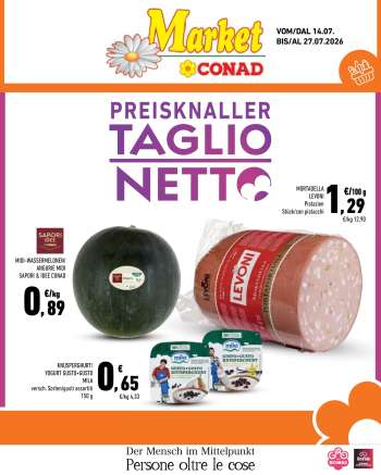 Volantino Market Conad - 14/7/2026 - 27/7/2026.