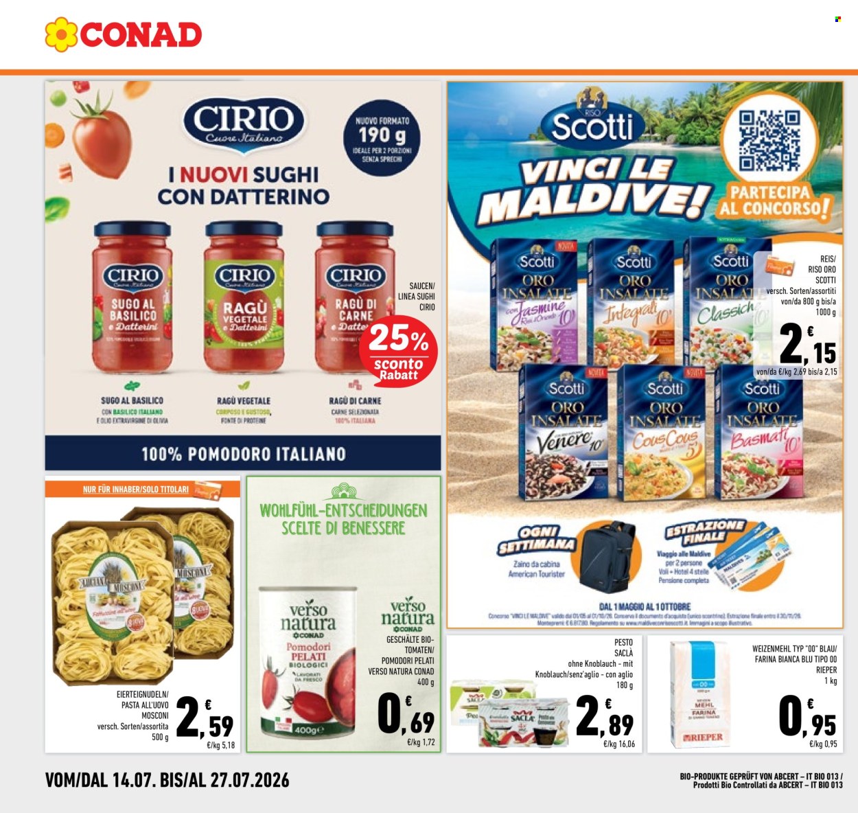 Volantino Conad - 14/7/2026 - 27/7/2026. Pagina 14