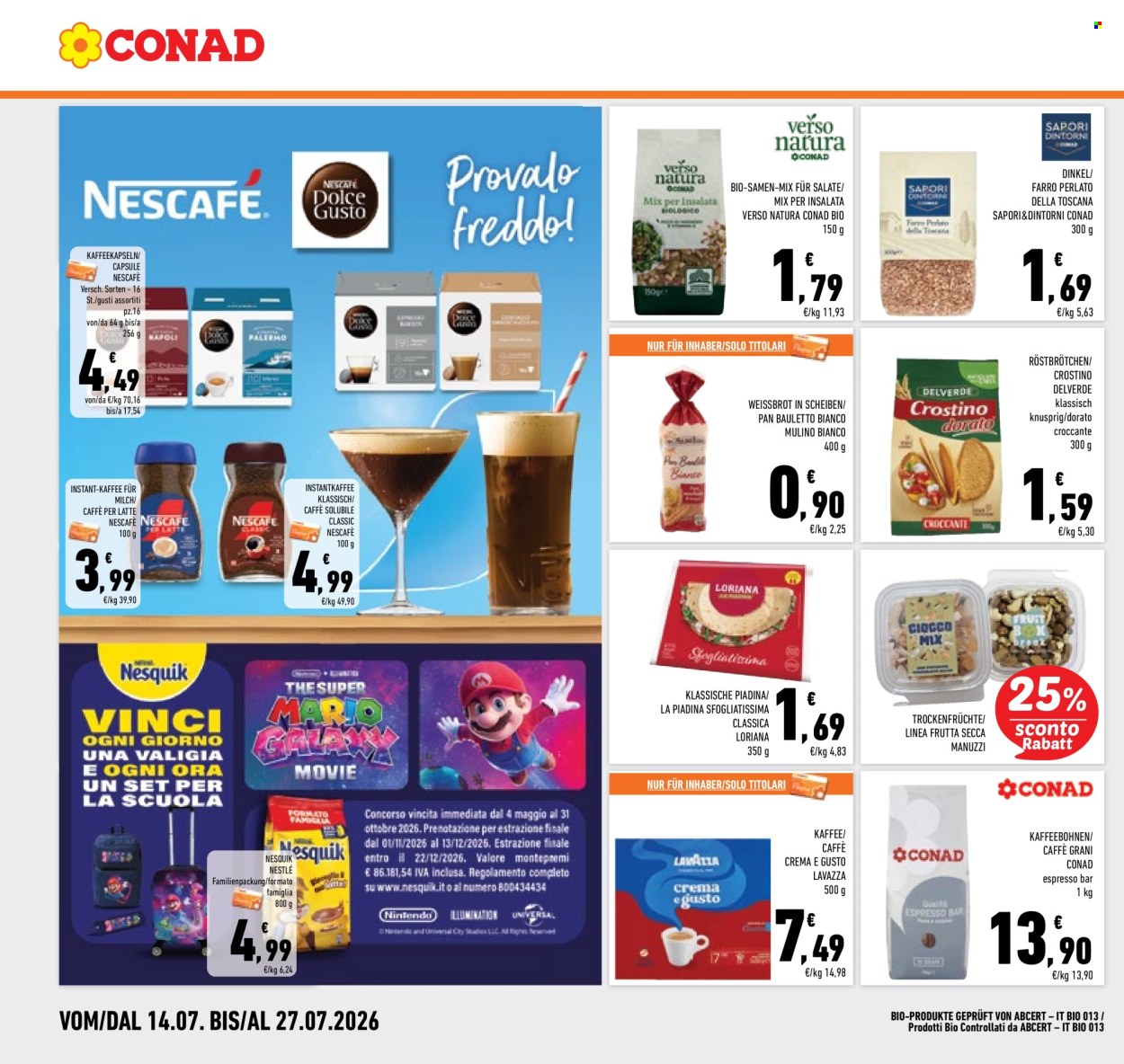 Volantino Conad - 14/7/2026 - 27/7/2026. Pagina 16
