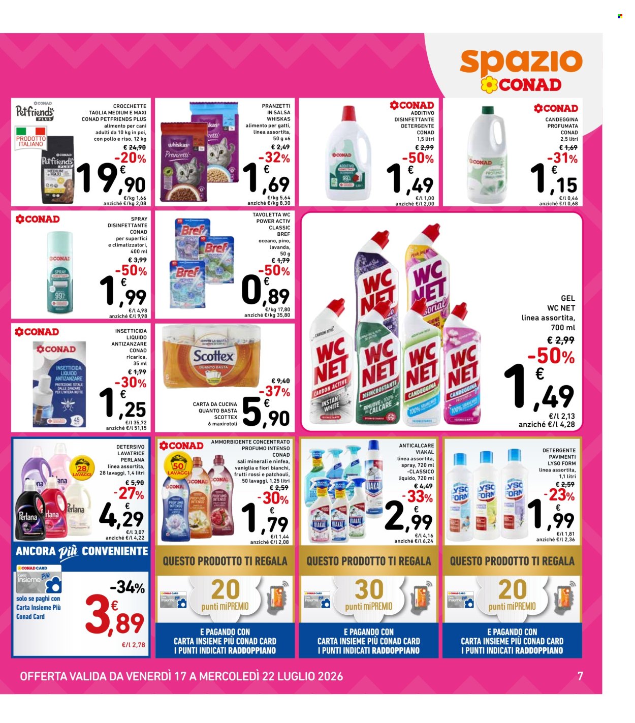Volantino Spazio Conad - 17/7/2026 - 22/7/2026. Pagina 7