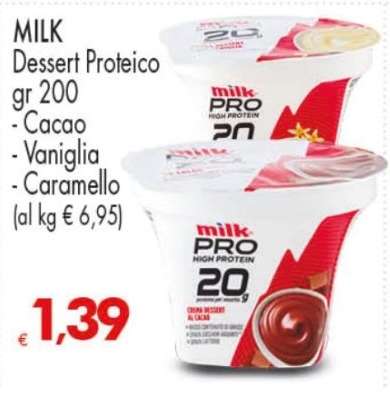 MILK Dessert Proteico