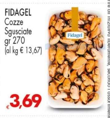 FIDAGEL Cozze Sgusciate gr 270