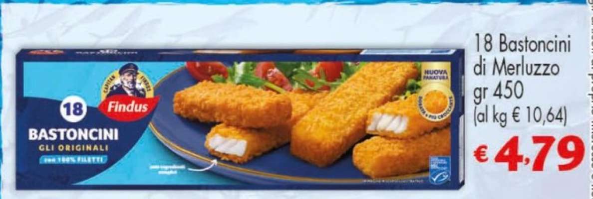 Findus 18 Bastoncini di Merluzzo