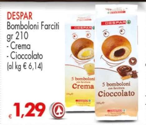 DESPAR Bomboloni Farciti