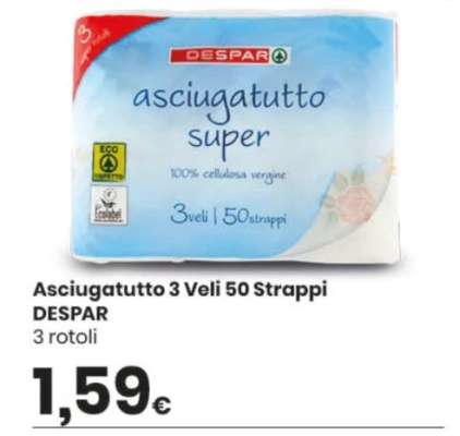 Asciugatutto 3 Veli 50 Strappi DESPAR