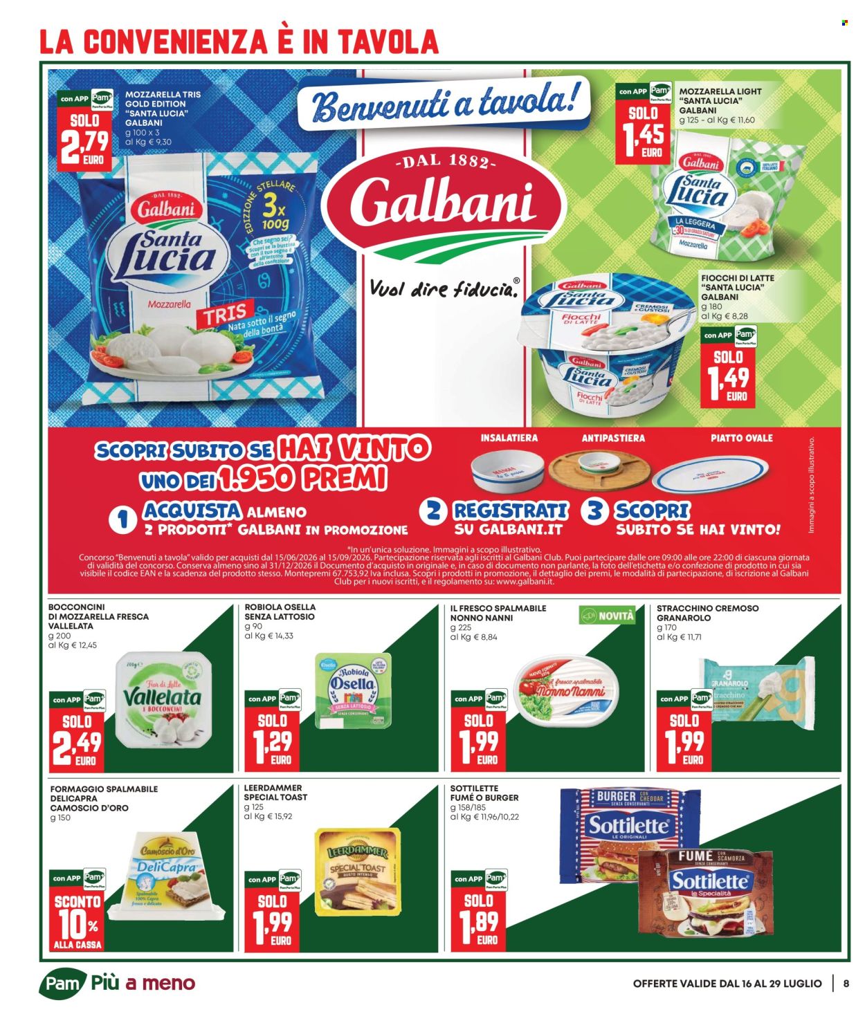 Volantino Pam Panorama - 16/7/2026 - 29/7/2026. Pagina 8