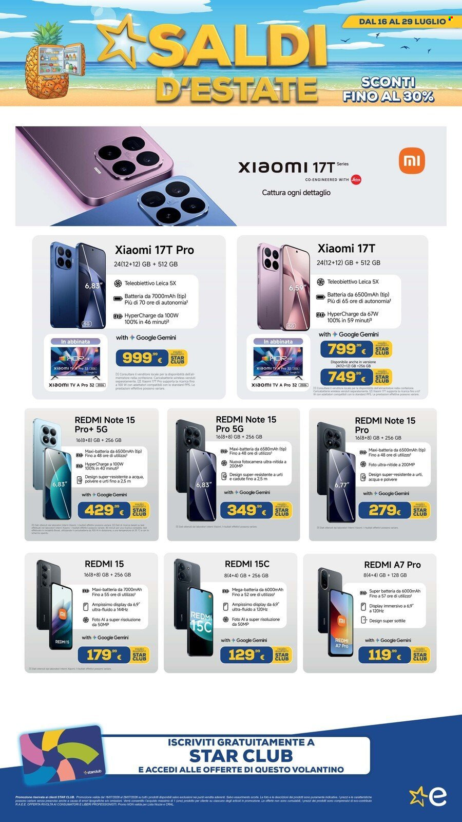 Volantino Euronics - 16/7/2026 - 29/7/2026. Pagina 7