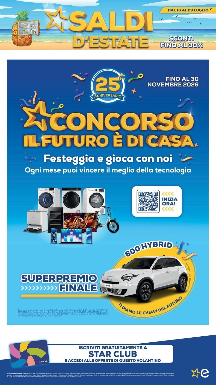 Volantino Euronics - 16/7/2026 - 29/7/2026. Pagina 37