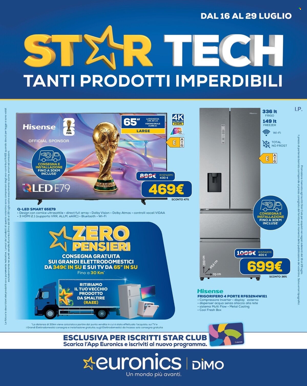 Volantino Euronics - 16/7/2026 - 29/7/2026. Pagina 1