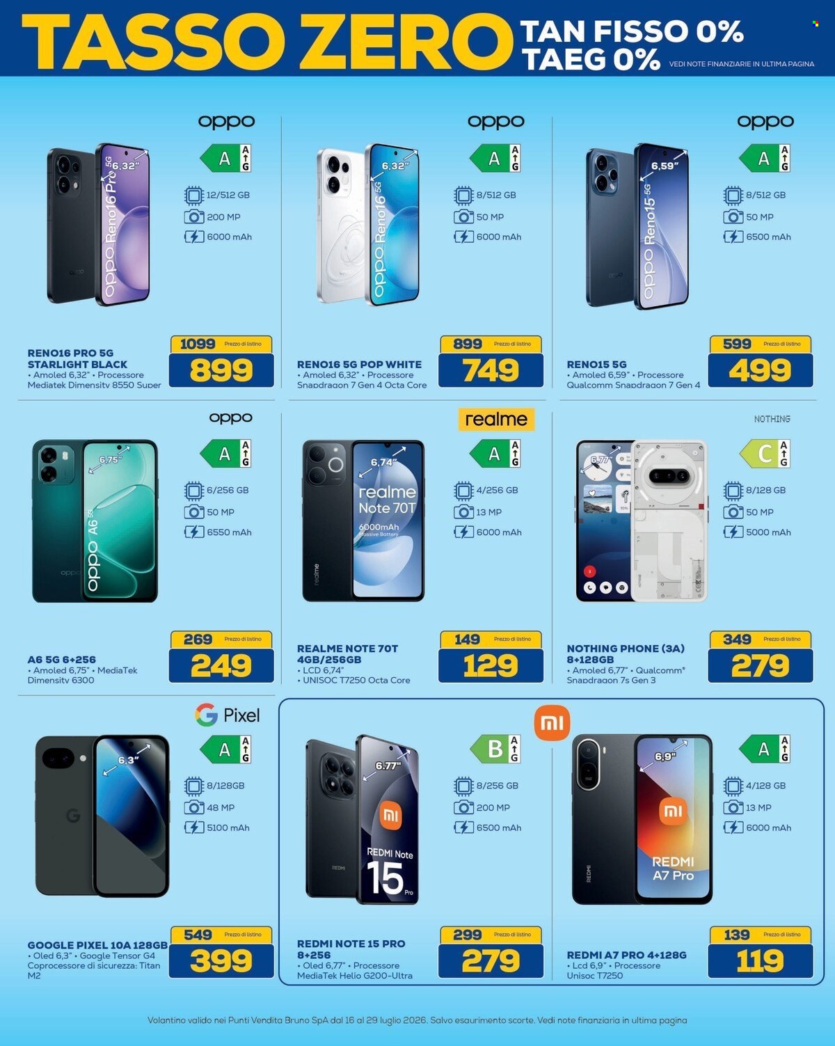 Volantino Euronics - 16/7/2026 - 29/7/2026. Pagina 16
