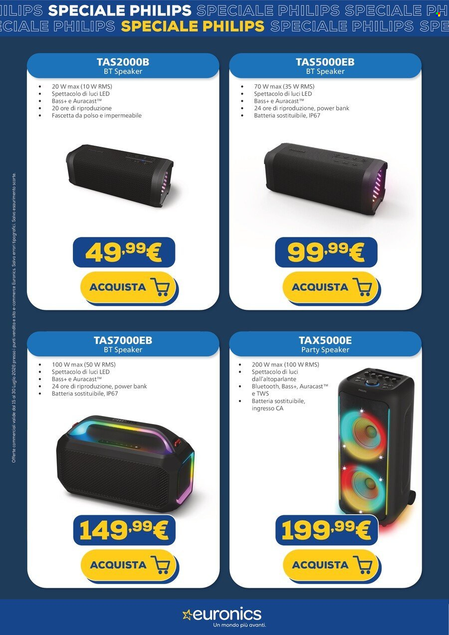 Volantino Euronics - 15/7/2026 - 30/7/2026. Pagina 5