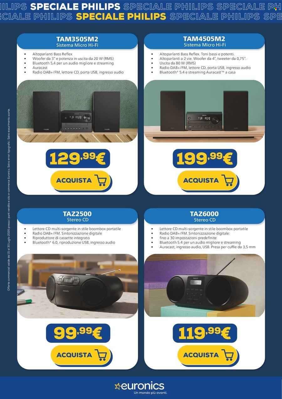 Volantino Euronics - 15/7/2026 - 30/7/2026. Pagina 13