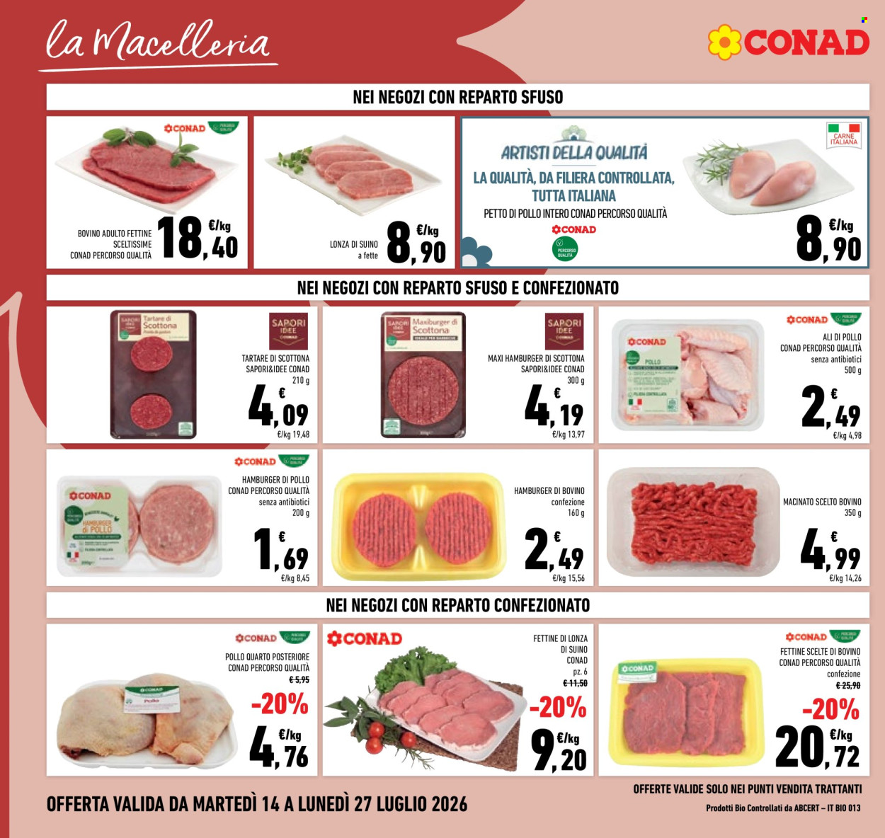 Volantino Conad - 14/7/2026 - 27/7/2026. Pagina 8