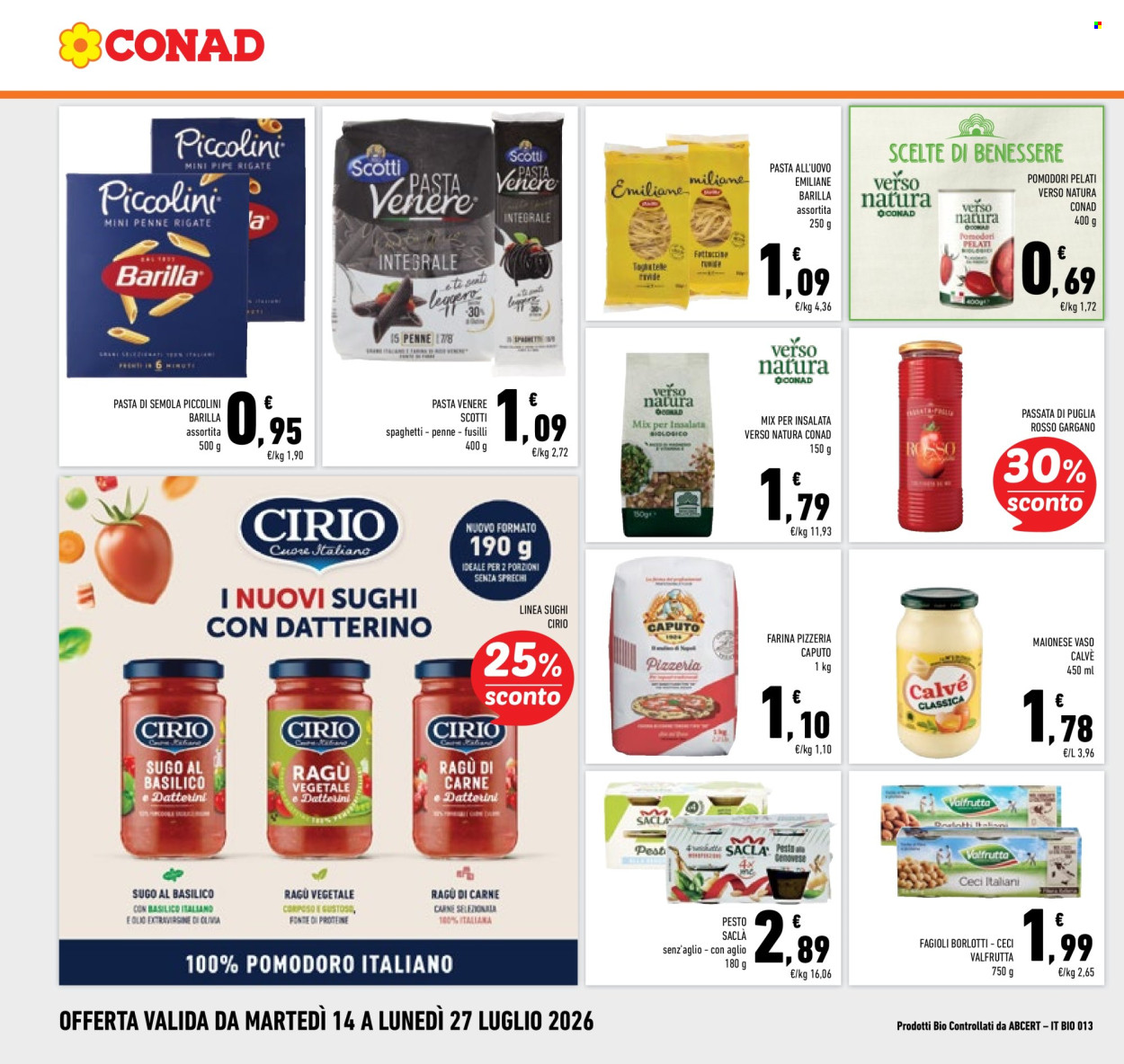 Volantino Conad - 14/7/2026 - 27/7/2026. Pagina 14
