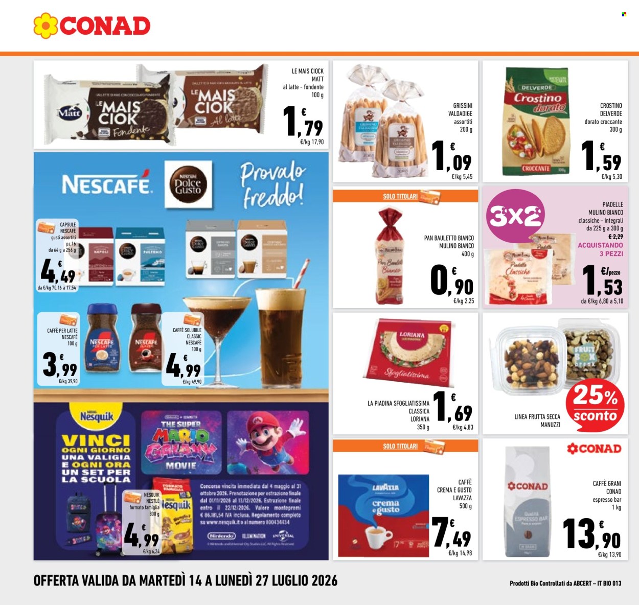 Volantino Conad - 14/7/2026 - 27/7/2026. Pagina 16