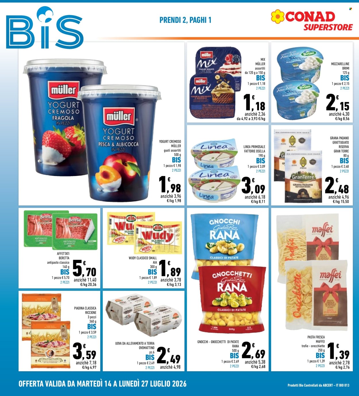 Volantino Conad Superstore - 14/7/2026 - 27/7/2026. Pagina 2
