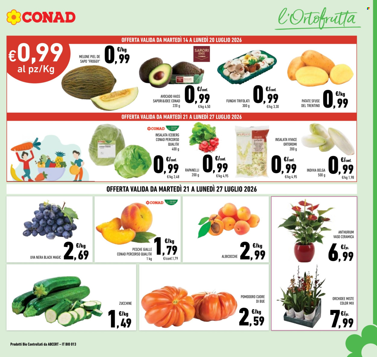 Volantino Conad - 14/7/2026 - 27/7/2026. Pagina 7