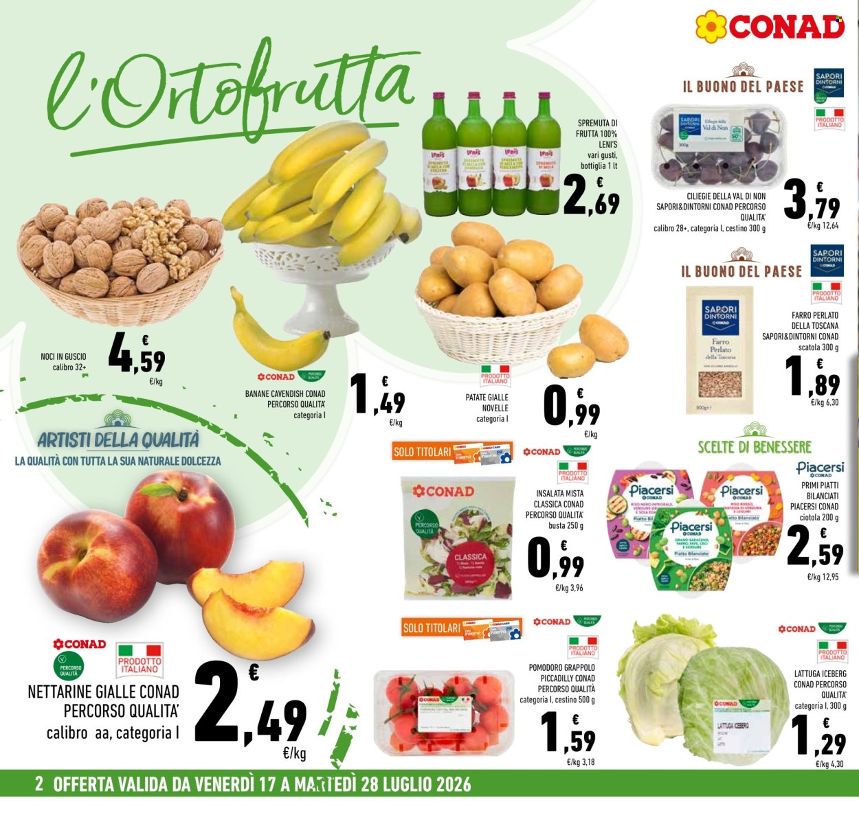 Volantino Conad - 17/7/2026 - 28/7/2026. Pagina 2