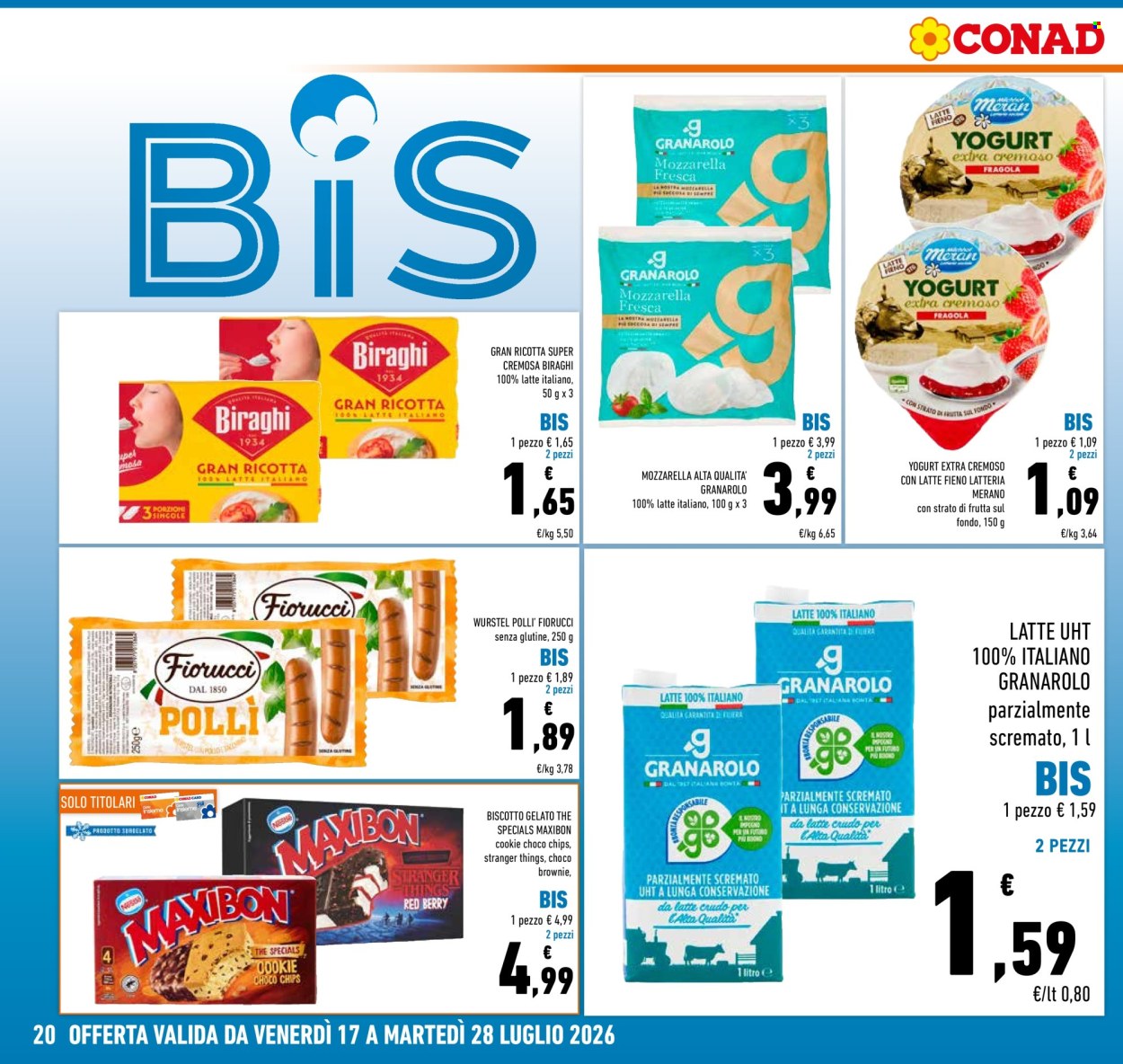 Volantino Conad - 17/7/2026 - 28/7/2026. Pagina 20
