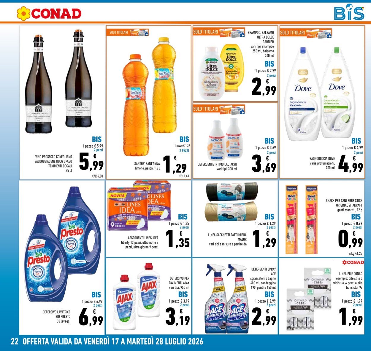 Volantino Conad - 17/7/2026 - 28/7/2026. Pagina 22