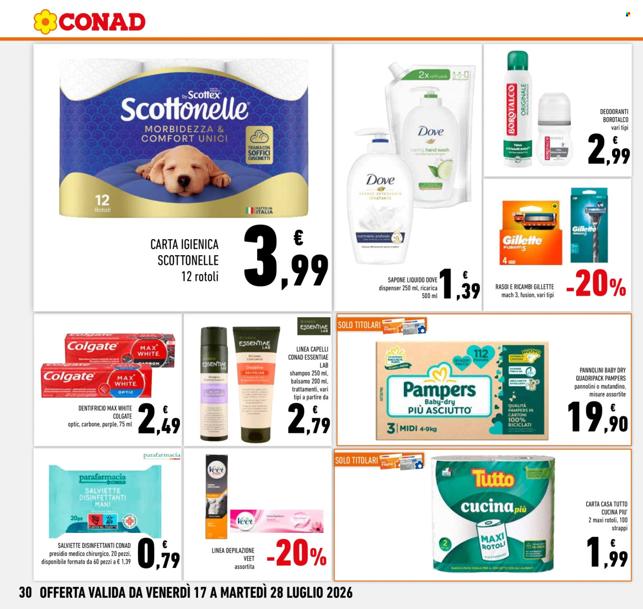 Volantino Conad - 17/7/2026 - 28/7/2026. Pagina 30