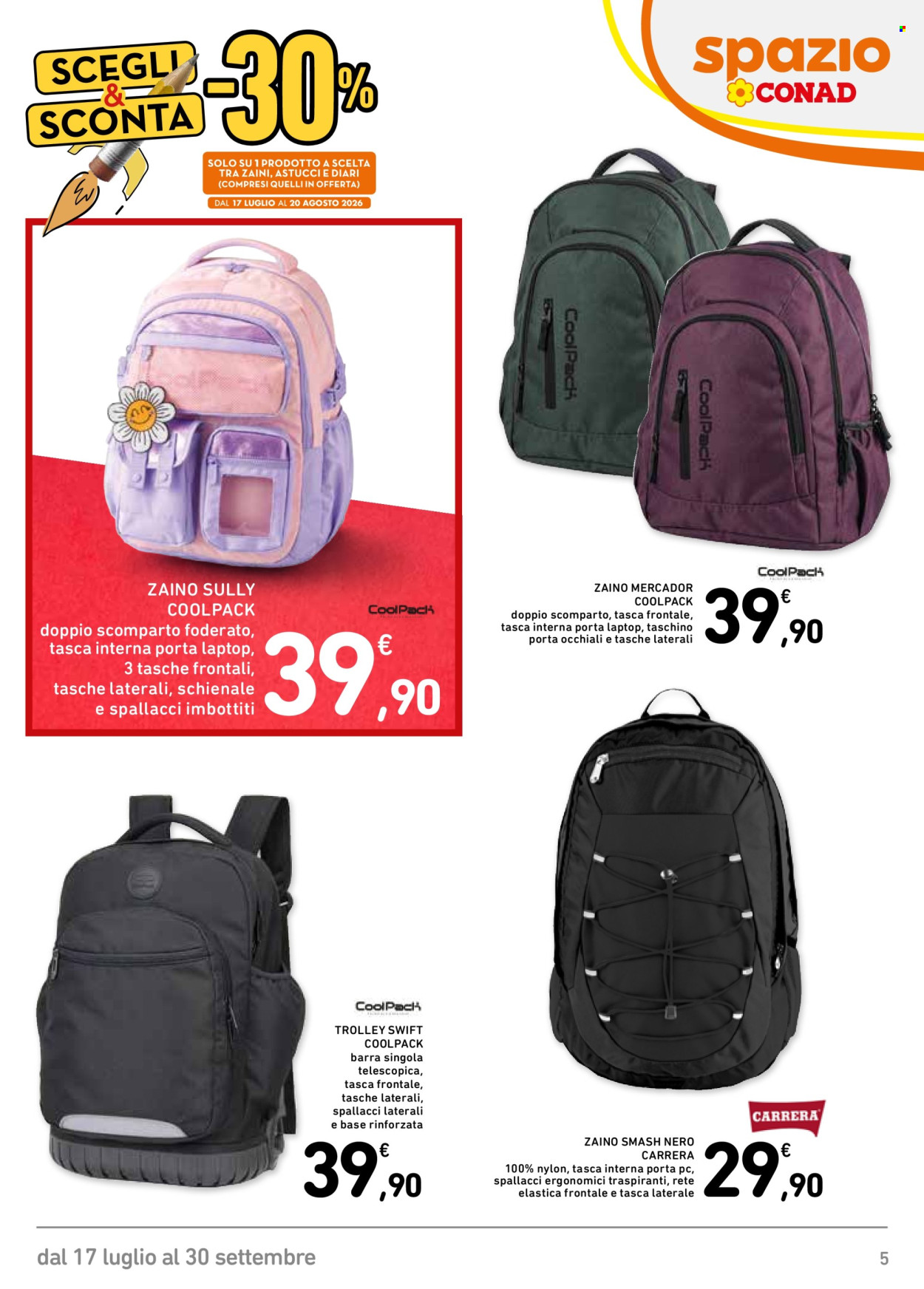 Leták Spazio Conad - 17.7.2026 - 30.9.2026. Strana 5
