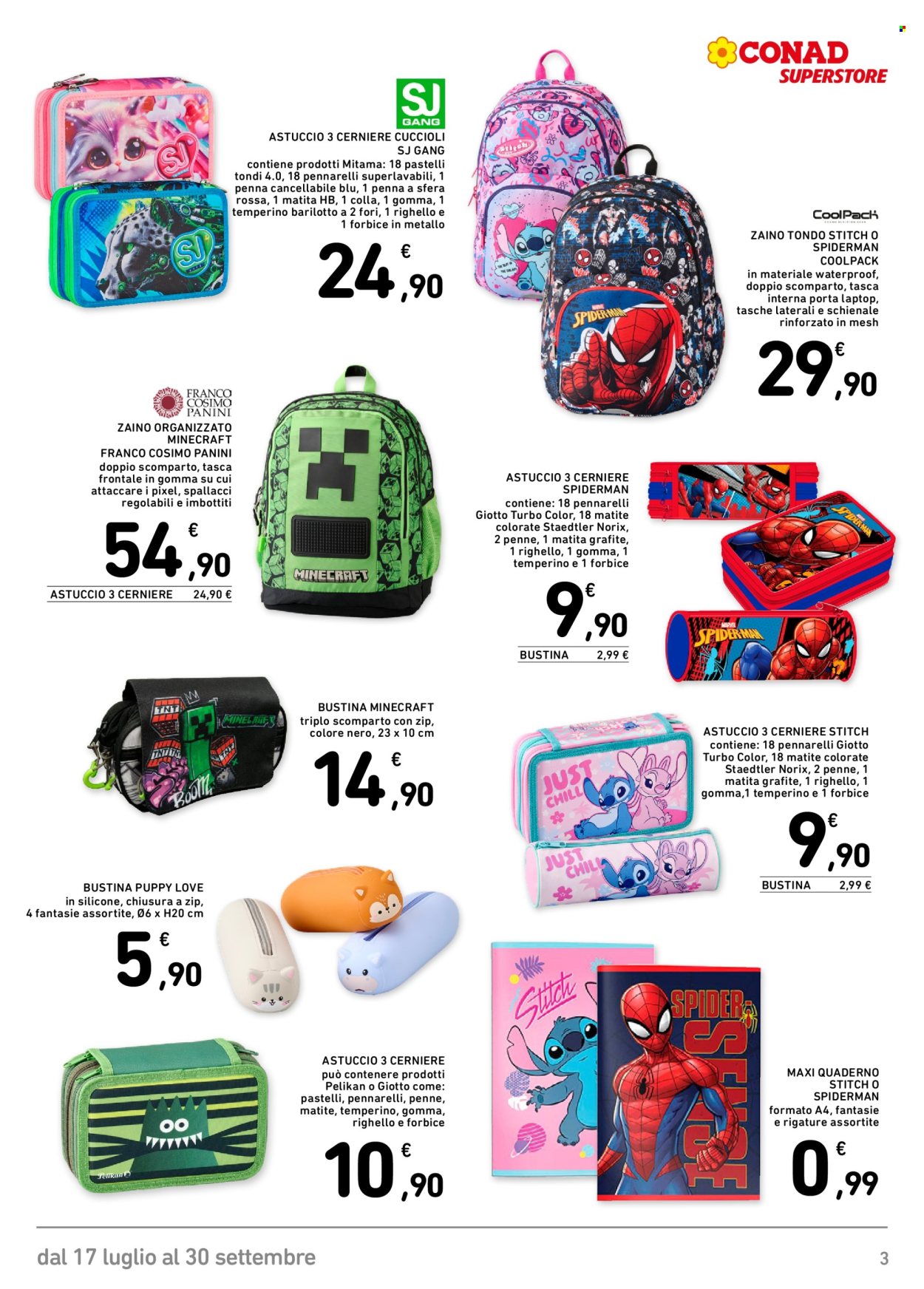 Leták Conad Superstore - 17.7.2026 - 30.9.2026. Strana 3