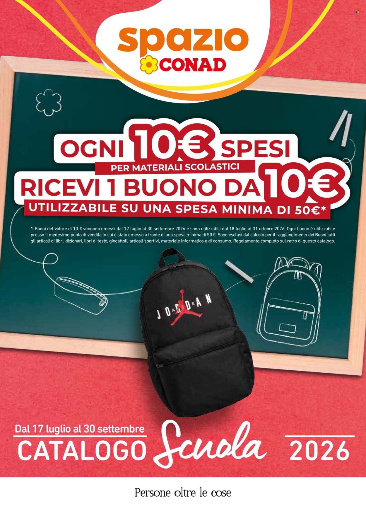 Leták Spazio Conad - 17.7.2026 - 30.9.2026. Strana 1