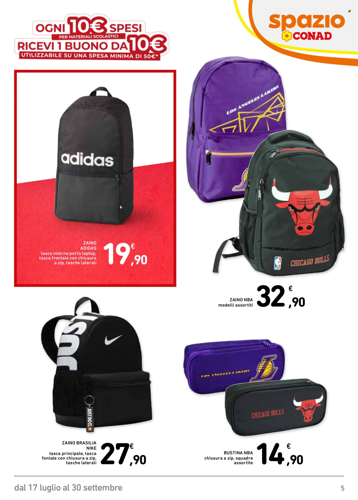 Leták Spazio Conad - 17.7.2026 - 30.9.2026. Strana 5