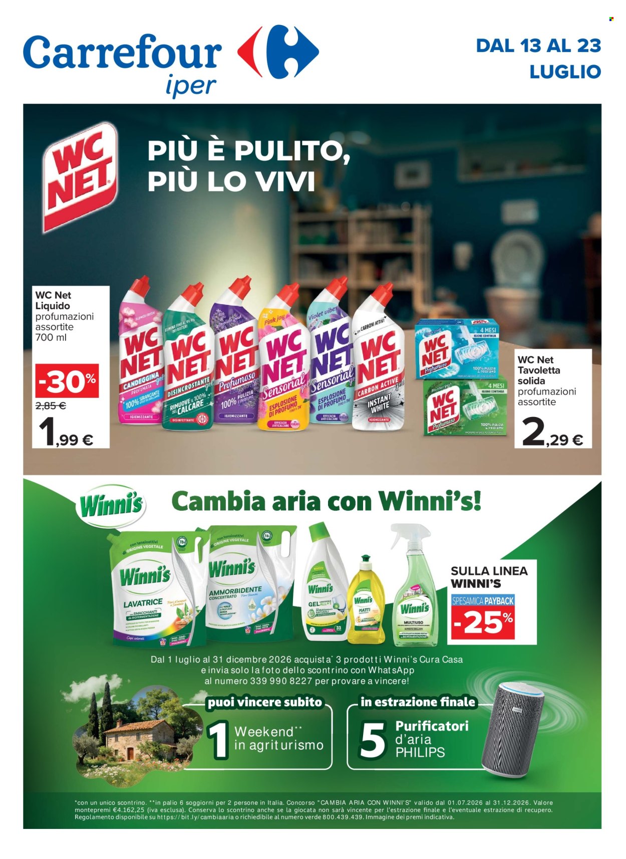 Volantino Carrefour - 13/7/2026 - 23/7/2026. Pagina 1
