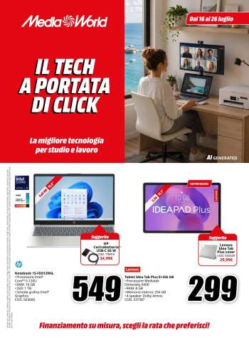 thumbnail - Volantino MediaWorld - IL TECH A PORTATA